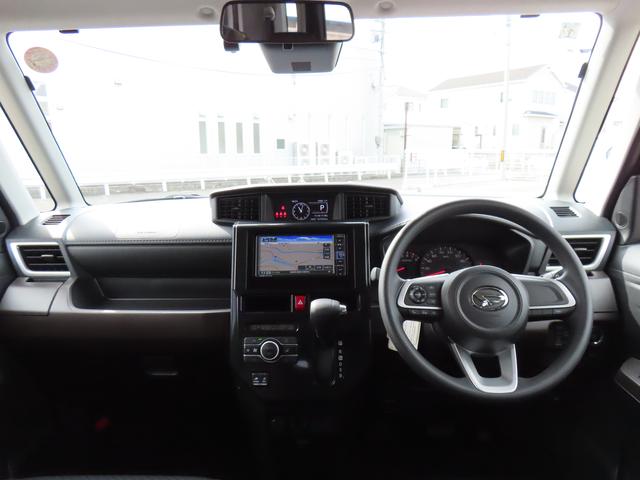 トールＧ４ＷＤ　ＣＶＴ　１０００ｃｃ　両側電動スライドドア　ナビ　全方位モニター　衝突被害軽減ブレーキ　横滑り防止装置　ＡＢＳ　アイドリングストップ　プッシュボタンスタート　車検整備付　ワンオーナー車（福島県）の中古車