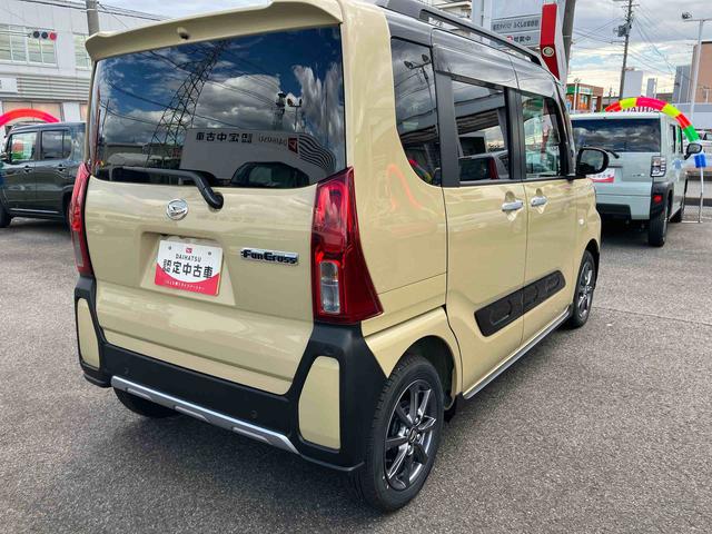 タントファンクロス２ＷＤ　ＣＶＴ　６６０ｃｃ　ディスプレイオーディオ　バックモニター　衝突被害軽減ブレーキ　横滑り防止装置　ＡＢＳ　サイドエアバッグ　アイドリングストップ　プッシュボタンスタート　両側電動スライドドア（福島県）の中古車