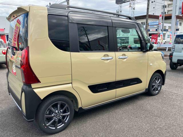 タントファンクロス２ＷＤ　ＣＶＴ　６６０ｃｃ　ディスプレイオーディオ　バックモニター　衝突被害軽減ブレーキ　横滑り防止装置　ＡＢＳ　サイドエアバッグ　アイドリングストップ　プッシュボタンスタート　両側電動スライドドア（福島県）の中古車
