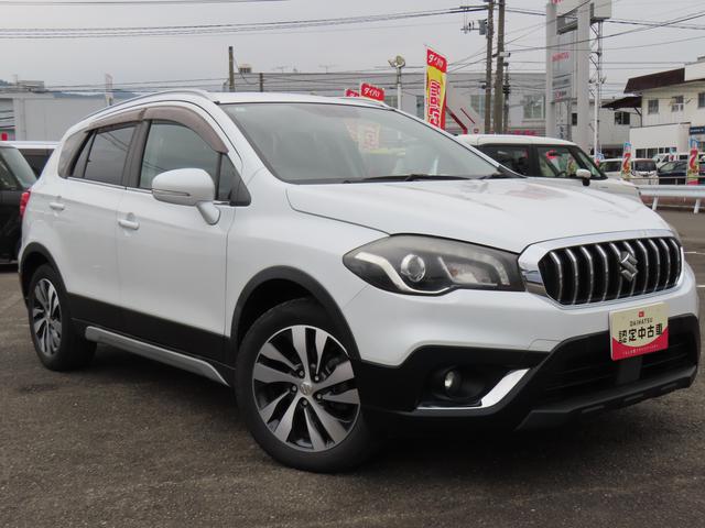 ＳＸ４ Ｓクロスベースグレードフルタイム４ＷＤ　６ＡＴ　１６００ｃｃ　運転席・助手席エアバッグ　ナビ　バックモニター　ＥＴＣ車載器　プッシュスタート　オートエアコン　シートヒーター　クルーズコントロール（福島県）の中古車