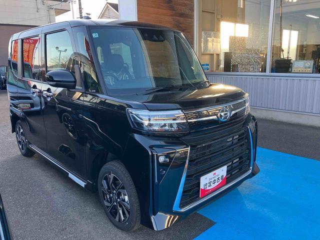 タントカスタムX スマートアシスト搭載4WD CVT 660cc 両側電動スライドドア 衝突被害軽減ブレーキ 横滑り防止装置 ABS アイドリングストップ プッシュボタンスタート オートエアコン ベンチシート(福島県)の中古車