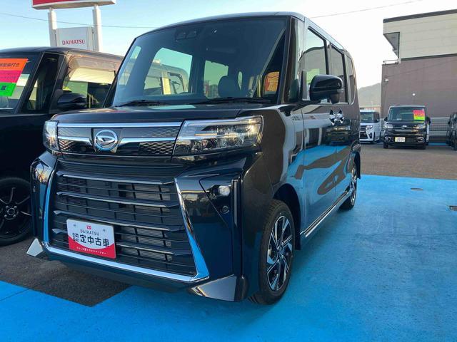 タントカスタムX スマートアシスト搭載4WD CVT 660cc 両側電動スライドドア 衝突被害軽減ブレーキ 横滑り防止装置 ABS アイドリングストップ プッシュボタンスタート オートエアコン ベンチシート(福島県)の中古車