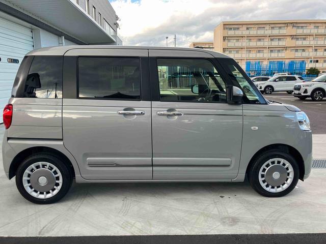 ムーヴキャンバスセオリーＧ２ＷＤ　ＣＶＴ　６６０ｃｃ　両側電動スライドドア　衝突被害軽減ブレーキ　横滑り防止装置　ＡＢＳ　アイドリングストップ　プッシュボタンスタート　ホットカップホルダー　前席シートヒーター（福島県）の中古車