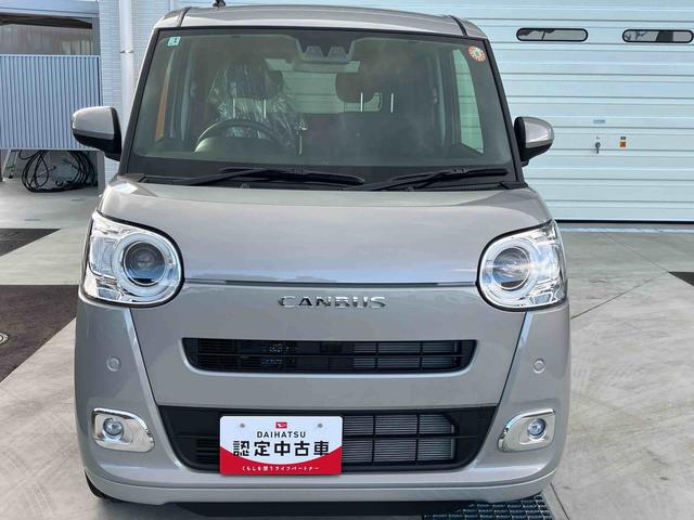 ムーヴキャンバスセオリーＧ２ＷＤ　ＣＶＴ　６６０ｃｃ　両側電動スライドドア　衝突被害軽減ブレーキ　横滑り防止装置　ＡＢＳ　アイドリングストップ　プッシュボタンスタート　ホットカップホルダー　前席シートヒーター（福島県）の中古車