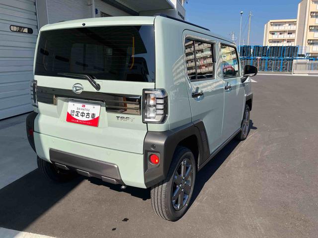 タフトＧターボ　ダーククロムベンチャー２ＷＤ　ＣＶＴ　６６０ｃｃ　ナビ　ドライブレコーダー　全方位モニター　シートヒーター　衝突被害軽減ブレーキ　横滑り防止装置　ＡＢＳ　アイドリングストップ　プッシュボタンスタート　スカイフィールトップ（福島県）の中古車