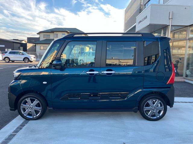 タントファンクロスターボ４ＷＤ　ＣＶＴ　６６０ｃｃ　両側電動スライドドア　衝突被害軽減ブレーキ　横滑り防止装置　ＡＢＳ　アイドリングストップ　プッシュボタンスタート　前席シートヒーター　ベンチシート　オートエアコン（福島県）の中古車