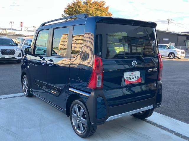 タントファンクロスターボ４ＷＤ　ＣＶＴ　６６０ｃｃ　両側電動スライドドア　衝突被害軽減ブレーキ　横滑り防止装置　ＡＢＳ　アイドリングストップ　プッシュボタンスタート　前席シートヒーター　ベンチシート　オートエアコン（福島県）の中古車