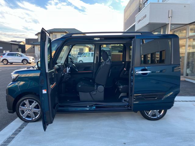 タントファンクロスターボ４ＷＤ　ＣＶＴ　６６０ｃｃ　両側電動スライドドア　衝突被害軽減ブレーキ　横滑り防止装置　ＡＢＳ　アイドリングストップ　プッシュボタンスタート　前席シートヒーター　ベンチシート　オートエアコン（福島県）の中古車