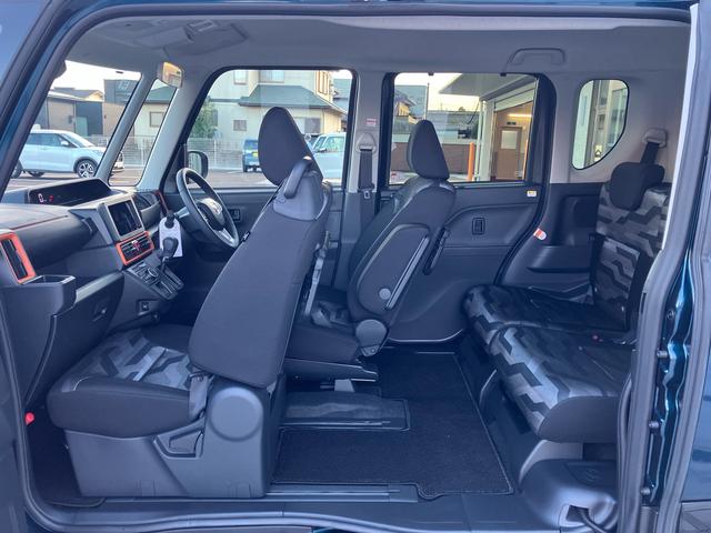 タントファンクロスターボ４ＷＤ　ＣＶＴ　６６０ｃｃ　両側電動スライドドア　衝突被害軽減ブレーキ　横滑り防止装置　ＡＢＳ　アイドリングストップ　プッシュボタンスタート　前席シートヒーター　ベンチシート　オートエアコン（福島県）の中古車