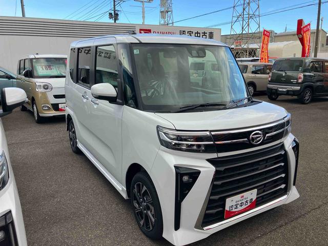 タントカスタムX スマートアシスト搭載2WD CVT 660cc 両側電動スライドドア オートライト 衝突被害軽減ブレーキ 横滑り防止装置 ABS アイドリングストップ プッシュボタンスタート 両側電動スライドドア オートエアコン(福島県)の中古車