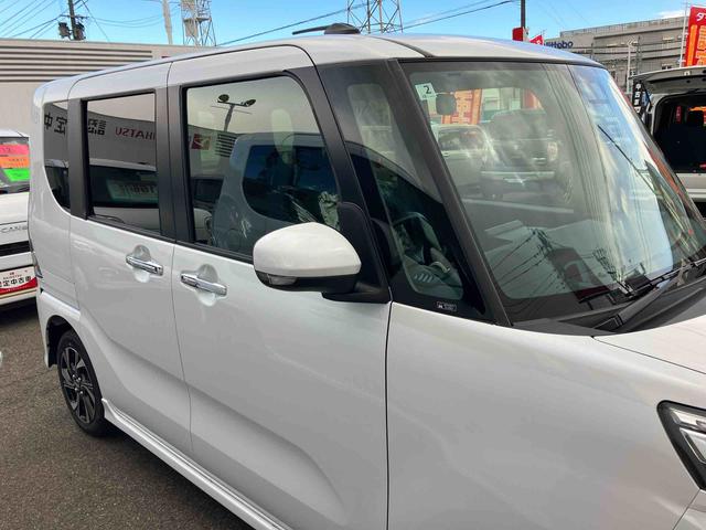 タントカスタムX スマートアシスト搭載2WD CVT 660cc 両側電動スライドドア オートライト 衝突被害軽減ブレーキ 横滑り防止装置 ABS アイドリングストップ プッシュボタンスタート 両側電動スライドドア オートエアコン(福島県)の中古車