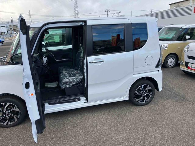 タントカスタムX スマートアシスト搭載2WD CVT 660cc 両側電動スライドドア オートライト 衝突被害軽減ブレーキ 横滑り防止装置 ABS アイドリングストップ プッシュボタンスタート 両側電動スライドドア オートエアコン(福島県)の中古車