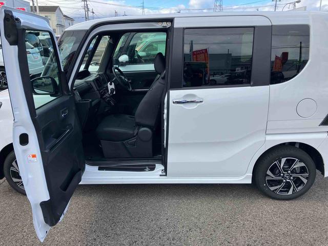 タントカスタムX スマートアシスト搭載2WD CVT 660cc 両側電動スライドドア オートライト 衝突被害軽減ブレーキ 横滑り防止装置 ABS アイドリングストップ プッシュボタンスタート 両側電動スライドドア オートエアコン(福島県)の中古車