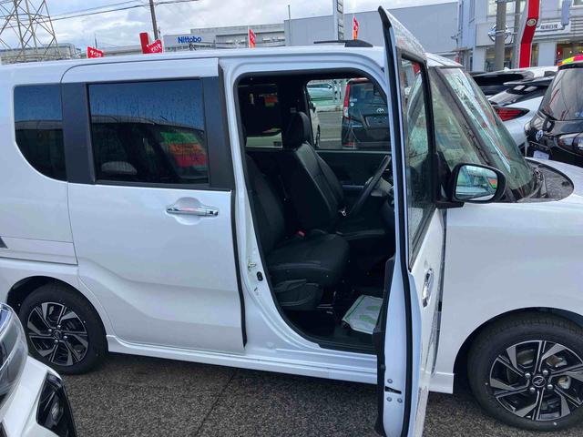 タントカスタムX スマートアシスト搭載2WD CVT 660cc 両側電動スライドドア オートライト 衝突被害軽減ブレーキ 横滑り防止装置 ABS アイドリングストップ プッシュボタンスタート 両側電動スライドドア オートエアコン(福島県)の中古車