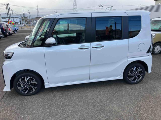 タントカスタムX スマートアシスト搭載2WD CVT 660cc 両側電動スライドドア オートライト 衝突被害軽減ブレーキ 横滑り防止装置 ABS アイドリングストップ プッシュボタンスタート 両側電動スライドドア オートエアコン(福島県)の中古車