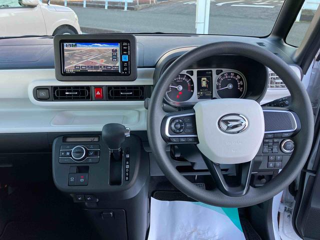 ムーヴキャンバスストライプスＧ２ＷＤ　ＣＶＴ　６６０ｃｃ　両側電動スライドドア　衝突被害軽減ブレーキ　横滑り防止装置　ＡＢＳ　アイドリングストップ　プッシュボタンスタート　ナビ　全方位モニター　シートヒーター　ドライブレコーダー（福島県）の中古車