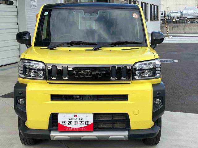 タフトGターボ4WD CVT 660cc ナビ ドライブレコーダー 全方位モニター クルーズコントロール 衝突被害軽減ブレーキ 横滑り防止装置 ABS アイドリングストップ プッシュボタンスタート ワンオーナー車(福島県)の中古車