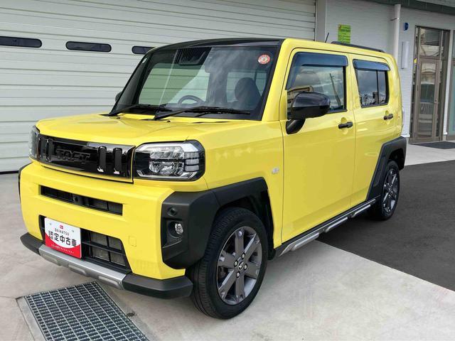 タフトGターボ4WD CVT 660cc ナビ ドライブレコーダー 全方位モニター クルーズコントロール 衝突被害軽減ブレーキ 横滑り防止装置 ABS アイドリングストップ プッシュボタンスタート ワンオーナー車(福島県)の中古車