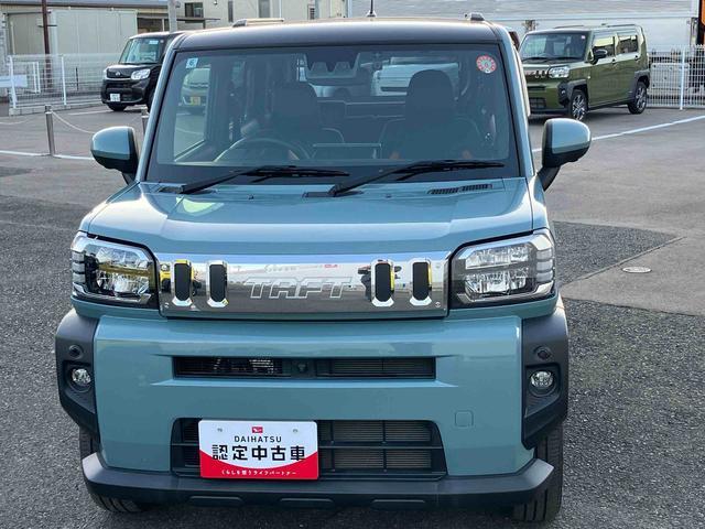 タフトGターボ 4WD ドラレコ付車660cc CVT スカイフィールトップ ナビ 全方位モニター ドライブレコーダー クルーズコントロール 衝突被害軽減ブレーキ 横滑り防止装置 ABS アイドリングストップ プッシュボタンスタート(福島県)の中古車