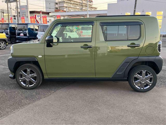 タフトＧターボ　４ＷＤ　ドラレコ・ＥＴＣ車載器付車６６０ｃｃ　４ＷＤ　ＣＶＴ　スカイフィールトップ　ナビ　全方位モニター　クルーズコントロール　衝突被害軽減ブレーキ　横滑り防止装置　ＡＢＳ　アイドリングストップ　プッシュボタンスタート　ワンオーナー車（福島県）の中古車