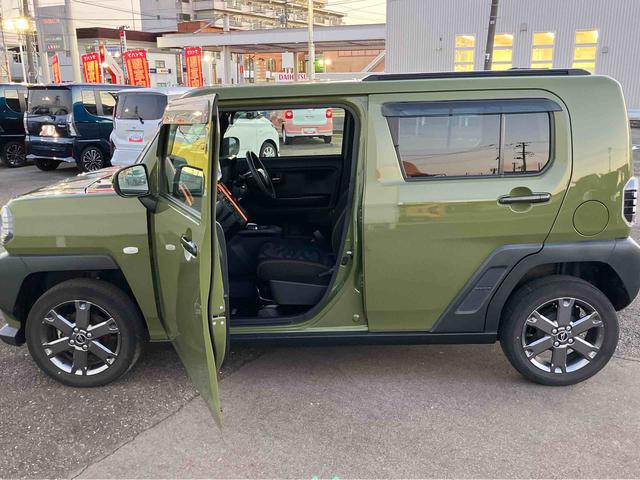 タフトＧターボ　４ＷＤ　ドラレコ・ＥＴＣ車載器付車６６０ｃｃ　４ＷＤ　ＣＶＴ　スカイフィールトップ　ナビ　全方位モニター　クルーズコントロール　衝突被害軽減ブレーキ　横滑り防止装置　ＡＢＳ　アイドリングストップ　プッシュボタンスタート　ワンオーナー車（福島県）の中古車