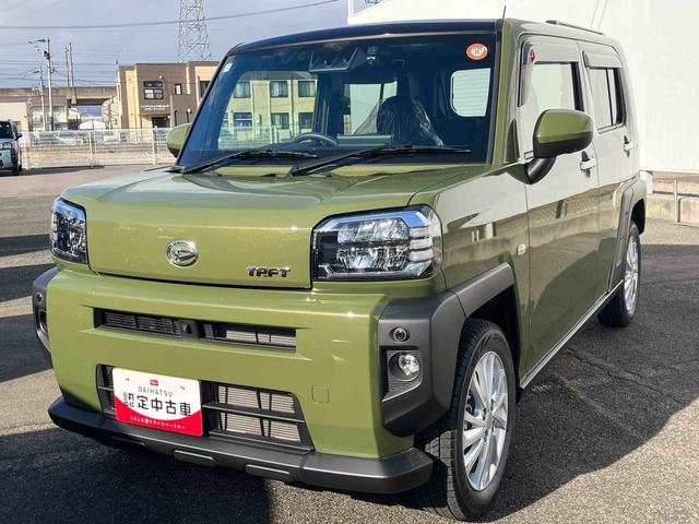 タフトＧターボ　ｅｃｏＩＤＬＥ非装着車４ＷＤ　ＣＶＴ　６６０ｃｃ　スカイフィールトップ　ドラレコ　衝突被害軽減ブレーキ　横滑り防止装置　ＡＢＳ　プッシュボタンスタート　全方位モニター　ディスプレイオーディオ　ＥＴＣ車載器（福島県）の中古車