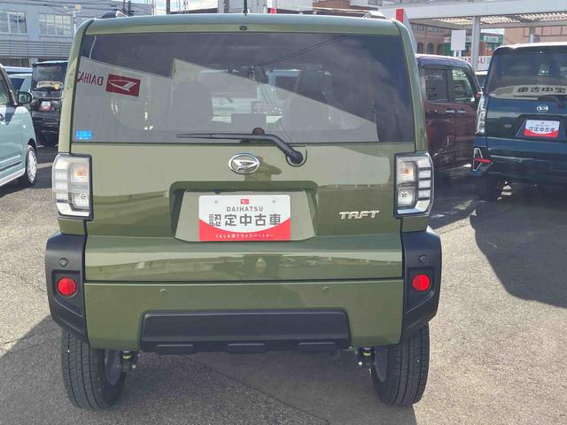 タフトＧターボ　ｅｃｏＩＤＬＥ非装着車４ＷＤ　ＣＶＴ　６６０ｃｃ　スカイフィールトップ　ドラレコ　衝突被害軽減ブレーキ　横滑り防止装置　ＡＢＳ　プッシュボタンスタート　全方位モニター　ディスプレイオーディオ　ＥＴＣ車載器（福島県）の中古車