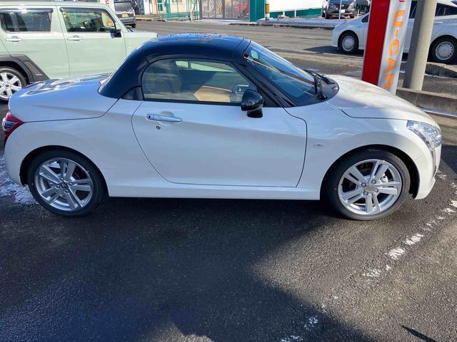 コペンローブ S2WD CVT 660cc 純正ナビ ターボ 電動開閉ルーフ パドルシフト アイドリングストップ プッシュボタンスタート ABS MOMOステアリング オートエアコン シートヒーター(福島県)の中古車