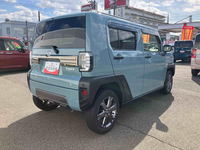 タフトGターボ クロムベンチャー ecoIDLE非装着車2WD CVT 660cc ナビ 全方位モニター ドライブレコーダー 衝突被害軽減ブレーキ 横滑り防止装置 ABS サイドエアバッグ アイドリングストップ プッシュボタンスタート(福島県)の中古車