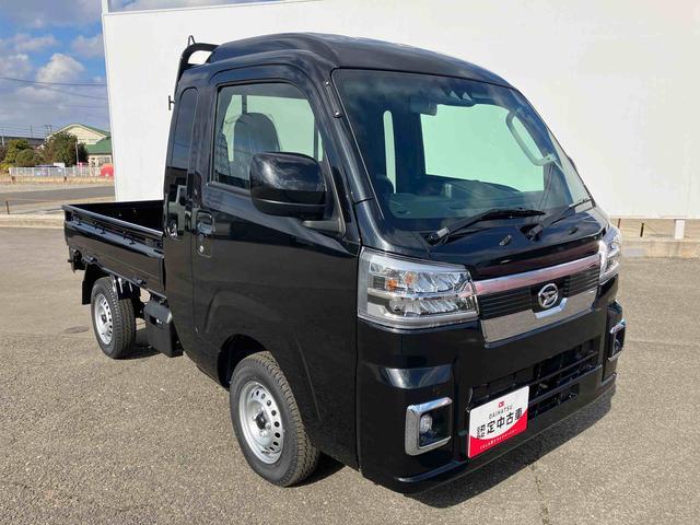 ハイゼットトラックジャンボエクストラ 4WD 届出済未使用車4WD CVT 660cc デフロック 衝突被害軽減ブレーキ 横滑り防止装置 ABS アイドリングストップ プッシュボタンスタート エアコン パワーステアリング パワーウィンドウ 届出済未使用車(福島県)の中古車