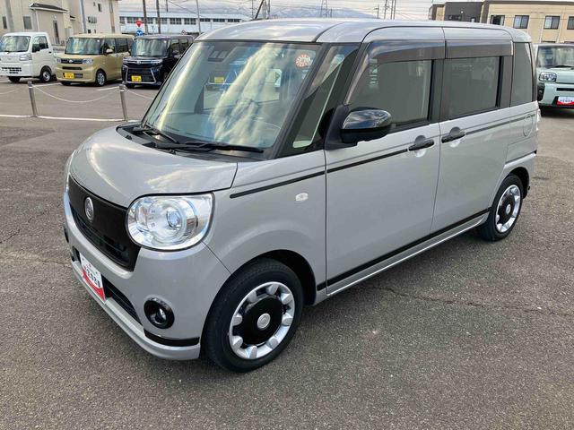 ムーヴキャンバスＧブラックアクセントＶＳ　ＳＡIII　車検整備付２ＷＤ　ＣＶＴ　６６０ｃｃ　ＥＴＣ車載器　両側電動スライドドア　衝突被害軽減ブレーキ　横滑り防止装置　ＡＢＳ　アイドリングストップ　プッシュボタンスタート　車検整備付　ワンオーナー車（福島県）の中古車