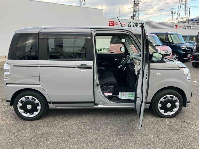 ムーヴキャンバスＧブラックアクセントＶＳ　ＳＡIII　車検整備付２ＷＤ　ＣＶＴ　６６０ｃｃ　ＥＴＣ車載器　両側電動スライドドア　衝突被害軽減ブレーキ　横滑り防止装置　ＡＢＳ　アイドリングストップ　プッシュボタンスタート　車検整備付　ワンオーナー車（福島県）の中古車