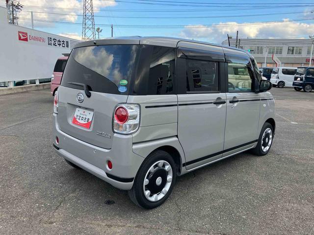 ムーヴキャンバスＧブラックアクセントＶＳ　ＳＡIII　車検整備付２ＷＤ　ＣＶＴ　６６０ｃｃ　ＥＴＣ車載器　両側電動スライドドア　衝突被害軽減ブレーキ　横滑り防止装置　ＡＢＳ　アイドリングストップ　プッシュボタンスタート　車検整備付　ワンオーナー車（福島県）の中古車