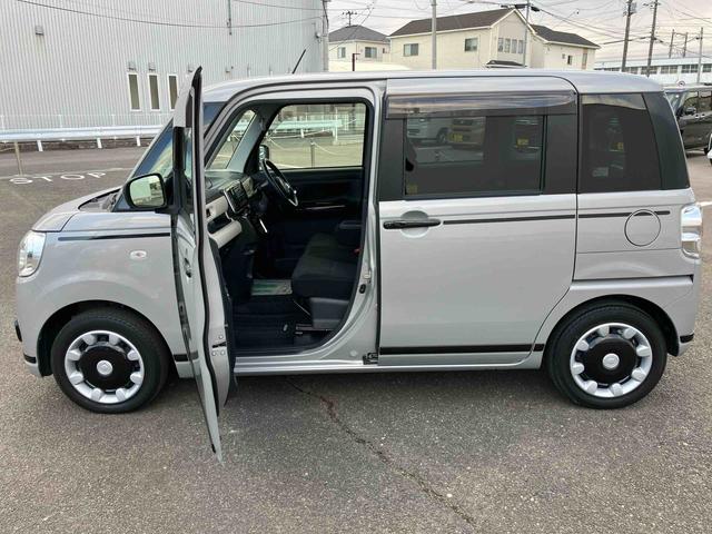 ムーヴキャンバスＧブラックアクセントＶＳ　ＳＡIII　車検整備付２ＷＤ　ＣＶＴ　６６０ｃｃ　ＥＴＣ車載器　両側電動スライドドア　衝突被害軽減ブレーキ　横滑り防止装置　ＡＢＳ　アイドリングストップ　プッシュボタンスタート　車検整備付　ワンオーナー車（福島県）の中古車