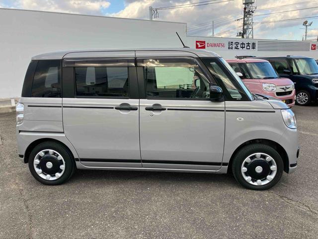 ムーヴキャンバスＧブラックアクセントＶＳ　ＳＡIII　車検整備付２ＷＤ　ＣＶＴ　６６０ｃｃ　ＥＴＣ車載器　両側電動スライドドア　衝突被害軽減ブレーキ　横滑り防止装置　ＡＢＳ　アイドリングストップ　プッシュボタンスタート　車検整備付　ワンオーナー車（福島県）の中古車