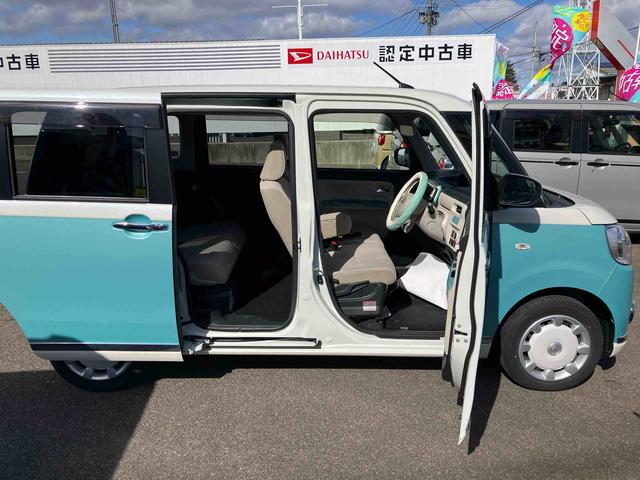 ムーヴキャンバスＧメイクアップＶＳ　ＳＡIII２ＷＤ　ＣＶＴ　６６０ｃｃ　ナビ　全方位モニター　両側電動スライドドア　衝突被害軽減ブレーキ　横滑り防止装置　ＡＢＳ　アイドリングストップ　プッシュボタンスタート　運転席シートヒーター（福島県）の中古車