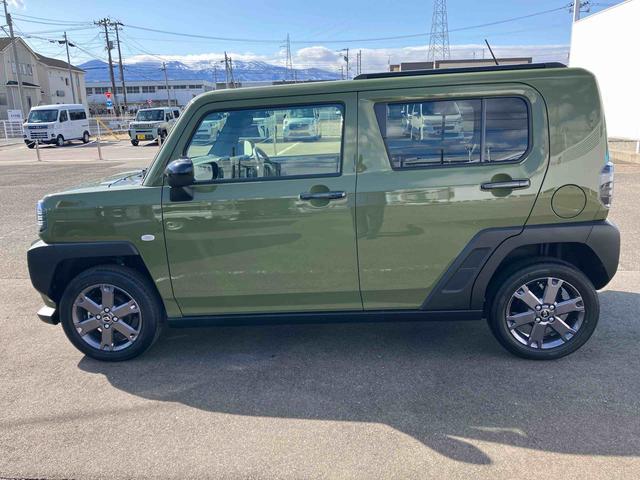 タフトＧターボ　ダーククロムベンチャー４ＷＤ　ＣＶＴ　６６０ｃｃ　クルーズコントロール　スカイフィールトップ　衝突被害軽減ブレーキ　横滑り防止装置　ＡＢＳ　アイドリングストップ　プッシュボタンスタート　前席シートヒーター（福島県）の中古車