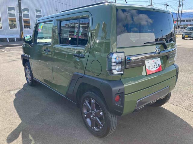 タフトＧターボ　ダーククロムベンチャー４ＷＤ　ＣＶＴ　６６０ｃｃ　クルーズコントロール　スカイフィールトップ　衝突被害軽減ブレーキ　横滑り防止装置　ＡＢＳ　アイドリングストップ　プッシュボタンスタート　前席シートヒーター（福島県）の中古車