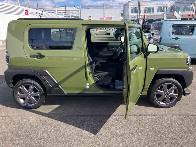 タフトＧターボ　ダーククロムベンチャー４ＷＤ　ＣＶＴ　６６０ｃｃ　クルーズコントロール　スカイフィールトップ　衝突被害軽減ブレーキ　横滑り防止装置　ＡＢＳ　アイドリングストップ　プッシュボタンスタート　前席シートヒーター（福島県）の中古車