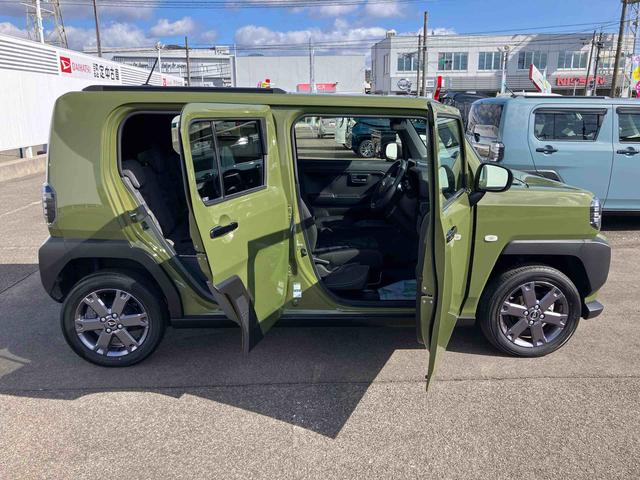 タフトＧターボ　ダーククロムベンチャー４ＷＤ　ＣＶＴ　６６０ｃｃ　クルーズコントロール　スカイフィールトップ　衝突被害軽減ブレーキ　横滑り防止装置　ＡＢＳ　アイドリングストップ　プッシュボタンスタート　前席シートヒーター（福島県）の中古車