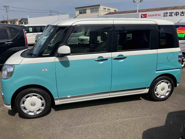 ムーヴキャンバスＸリミテッドメイクアップ　ＳＡII　車検整備付４ＷＤ　ＣＶＴ　６６０ｃｃ　ナビ　ＥＴＣ車載器　両側電動スライドドア　衝突被害軽減ブレーキ　横滑り防止装置　ＡＢＳ　アイドリングストップ　プッシュボタンスタート　車検整備付　ワンオーナー車（福島県）の中古車