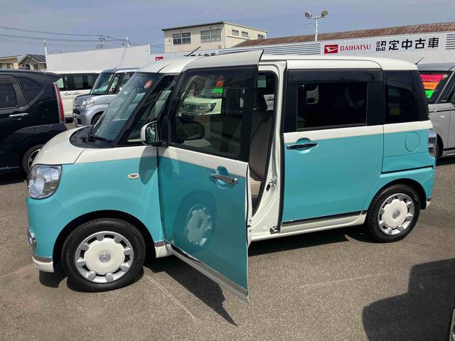 ムーヴキャンバスＸリミテッドメイクアップ　ＳＡII　車検整備付４ＷＤ　ＣＶＴ　６６０ｃｃ　ナビ　ＥＴＣ車載器　両側電動スライドドア　衝突被害軽減ブレーキ　横滑り防止装置　ＡＢＳ　アイドリングストップ　プッシュボタンスタート　車検整備付　ワンオーナー車（福島県）の中古車