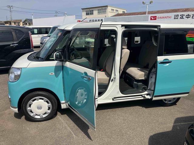 ムーヴキャンバスＸリミテッドメイクアップ　ＳＡII　車検整備付４ＷＤ　ＣＶＴ　６６０ｃｃ　ナビ　ＥＴＣ車載器　両側電動スライドドア　衝突被害軽減ブレーキ　横滑り防止装置　ＡＢＳ　アイドリングストップ　プッシュボタンスタート　車検整備付　ワンオーナー車（福島県）の中古車