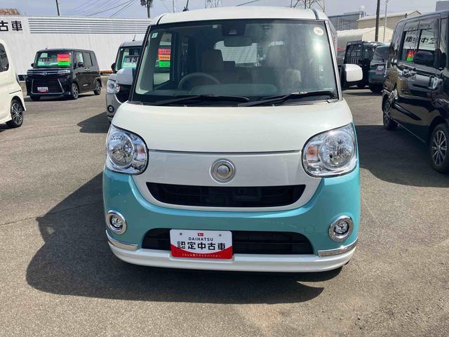 ムーヴキャンバスＸリミテッドメイクアップ　ＳＡII　車検整備付４ＷＤ　ＣＶＴ　６６０ｃｃ　ナビ　ＥＴＣ車載器　両側電動スライドドア　衝突被害軽減ブレーキ　横滑り防止装置　ＡＢＳ　アイドリングストップ　プッシュボタンスタート　車検整備付　ワンオーナー車（福島県）の中古車