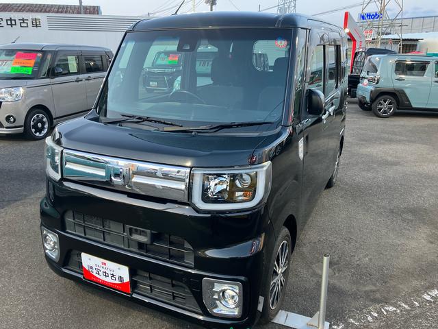 ウェイクＧターボＳＡII４ＷＤ　ＣＶＴ　６６０ｃｃ　衝突被害軽減ブレーキ　横滑り防止装置　ＡＢＳ　アイドリングストップ　プッシュボタンスタート　ナビ　バックモニター　オートエアコン　ＥＴＣ車載器　両側電動スライドドア（福島県）の中古車