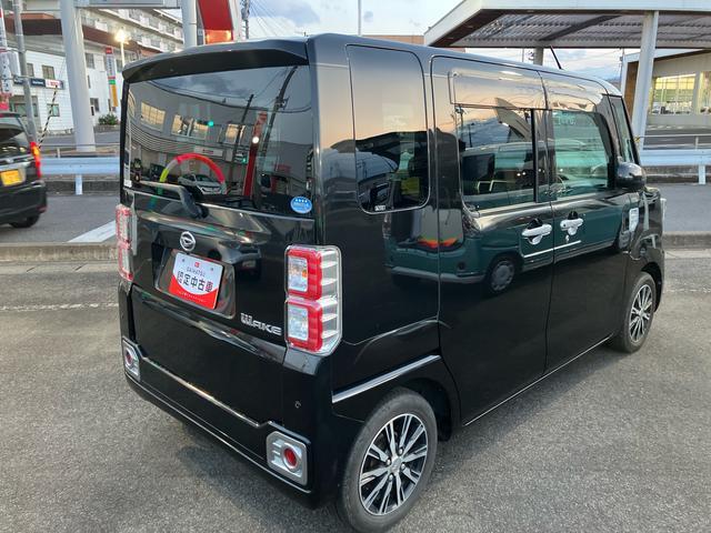 ウェイクＧターボＳＡII４ＷＤ　ＣＶＴ　６６０ｃｃ　衝突被害軽減ブレーキ　横滑り防止装置　ＡＢＳ　アイドリングストップ　プッシュボタンスタート　ナビ　バックモニター　オートエアコン　ＥＴＣ車載器　両側電動スライドドア（福島県）の中古車