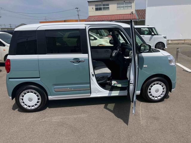 ムーヴキャンバスストライプスＧ２ＷＤ　ＣＶＴ　６６０ｃｃ　衝突被害軽減ブレーキ　横滑り防止装置　ＡＢＳ　サイドエアバッグ　ベンチシート　アイドリングストップ　プッシュボタンスタート　両側電動スライドドア　前席シートヒーター（福島県）の中古車