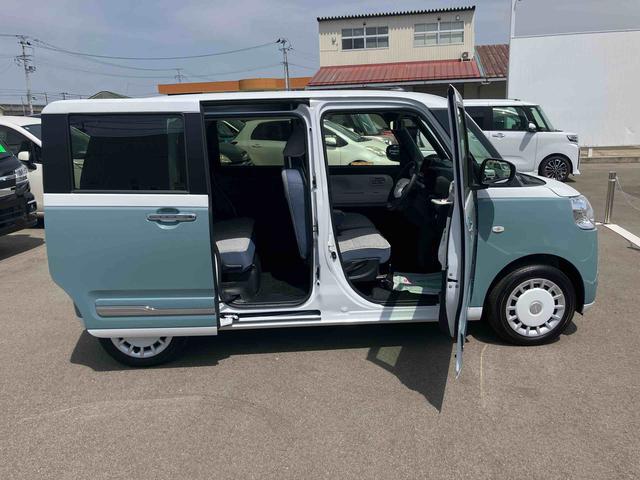 ムーヴキャンバスストライプスＧ２ＷＤ　ＣＶＴ　６６０ｃｃ　衝突被害軽減ブレーキ　横滑り防止装置　ＡＢＳ　サイドエアバッグ　ベンチシート　アイドリングストップ　プッシュボタンスタート　両側電動スライドドア　前席シートヒーター（福島県）の中古車