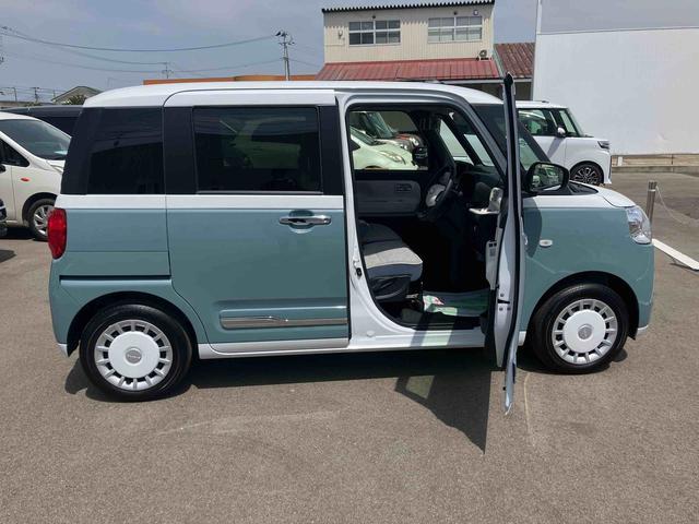 ムーヴキャンバスストライプスＧ２ＷＤ　ＣＶＴ　６６０ｃｃ　衝突被害軽減ブレーキ　横滑り防止装置　ＡＢＳ　サイドエアバッグ　ベンチシート　アイドリングストップ　プッシュボタンスタート　両側電動スライドドア　前席シートヒーター（福島県）の中古車