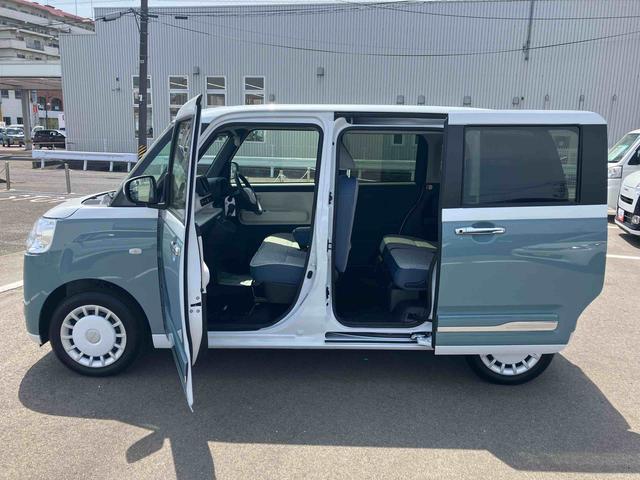 ムーヴキャンバスストライプスＧ２ＷＤ　ＣＶＴ　６６０ｃｃ　衝突被害軽減ブレーキ　横滑り防止装置　ＡＢＳ　サイドエアバッグ　ベンチシート　アイドリングストップ　プッシュボタンスタート　両側電動スライドドア　前席シートヒーター（福島県）の中古車